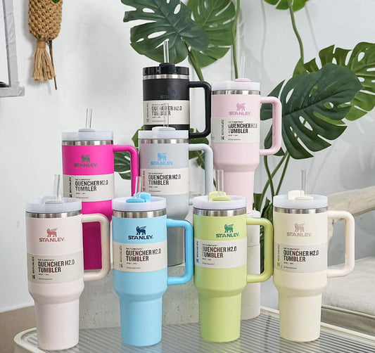 Stanley Premium Plain Tumbler – 40 oz Double-Wall Insulated Stainless Steel (Multiple Colours)