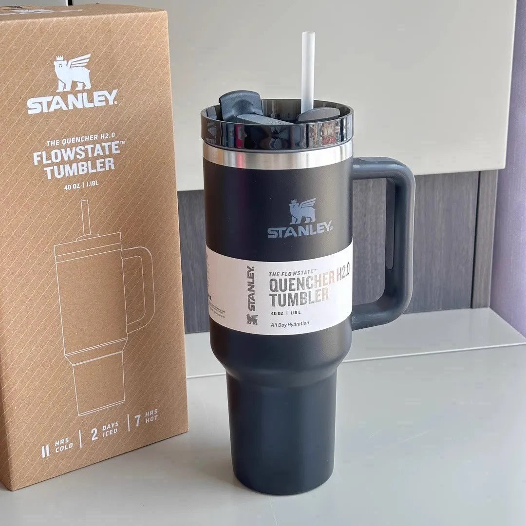 Stanley Premium Plain Tumbler – 40 oz Double-Wall Insulated Stainless Steel (Multiple Colours)